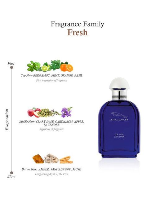 Jaguar for Men Evolution Eau De Toilette Spray 100ml