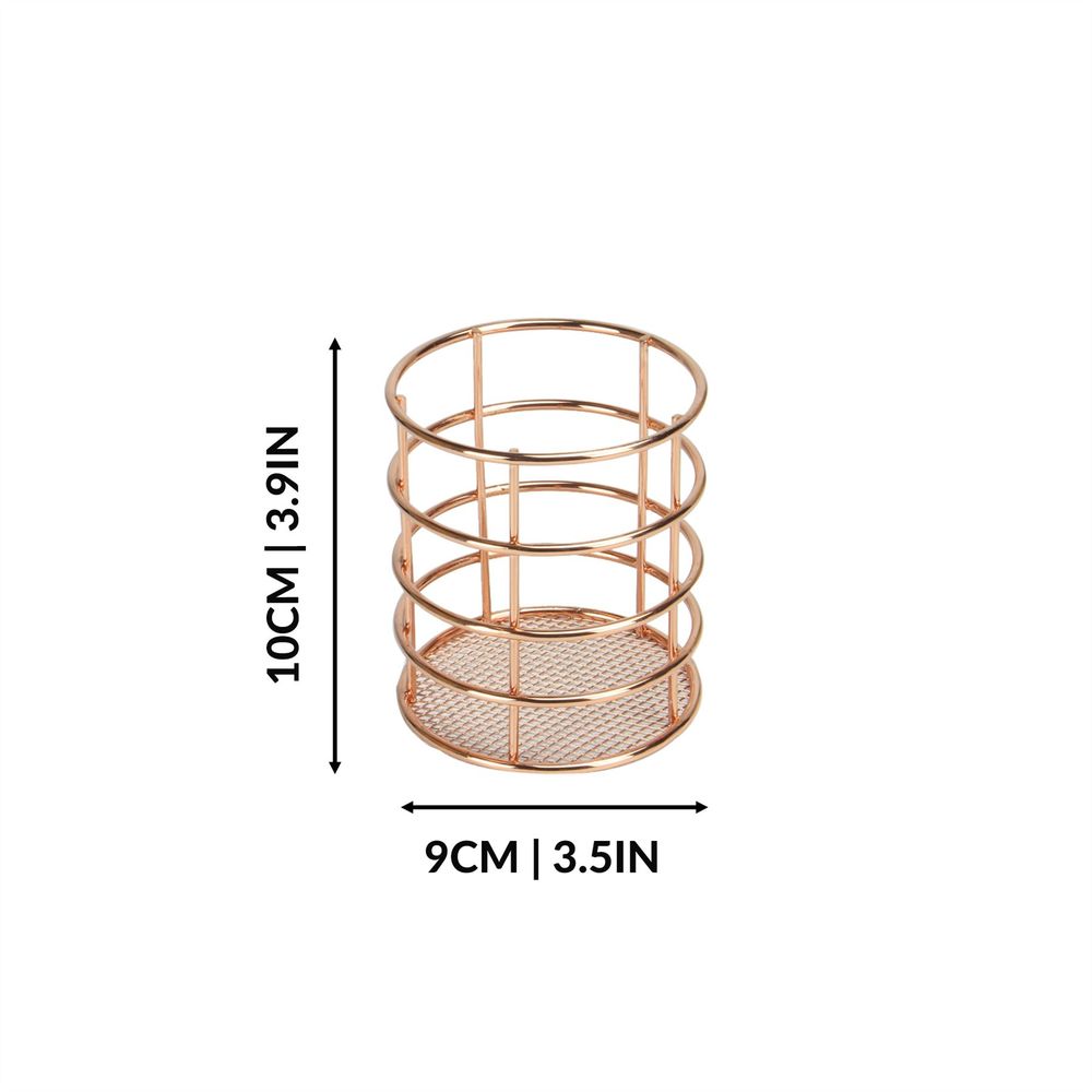 Rose Gold Organisation Baskets - Set of 4 | M&W