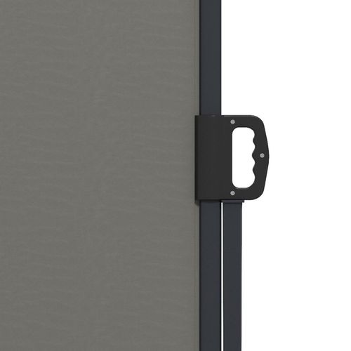 Outsunny Side Awning Retractable, Outdoor Privacy Screen, 400x160cm, Dark Grey