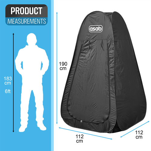 Pop Up Privacy Tent Black
