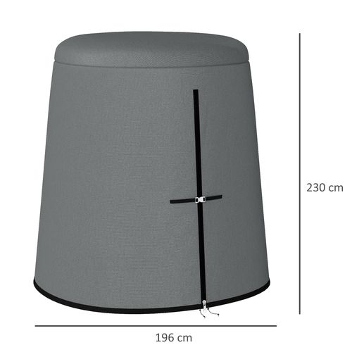 Outsunny Hanging Egg Chair Cover Swing Chair Cover Waterproof, 196 x 230 cm