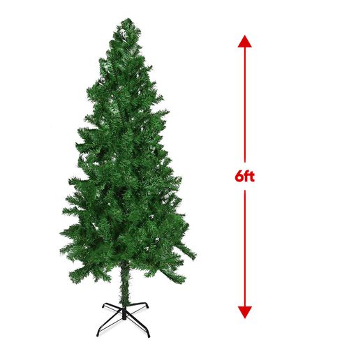 Christmas Tree Green Metal Stand - 6FT AS-11177