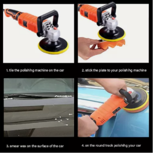 Electric vehicle polishing machine 1580W variable speed sanding machine buffer polishing machine kit