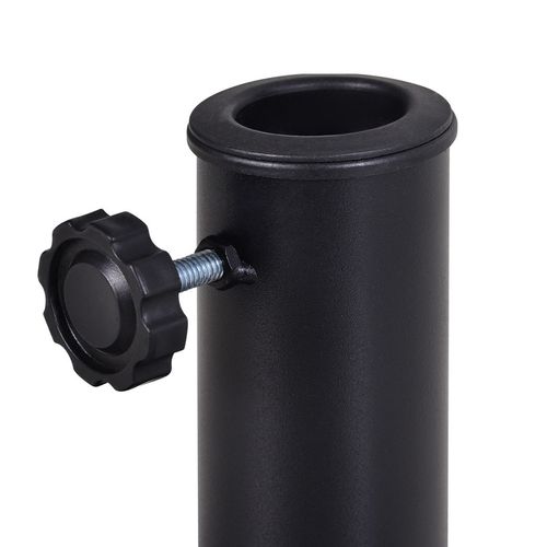 Outsunny 9kg Half Round Parasol Umbrella Base Resin Outdoor Garden Furniture