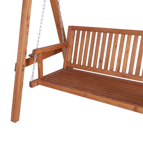 Wooden Garden Swing Chair Seat Hammock Bench Lounger Outdoor 3 Seater