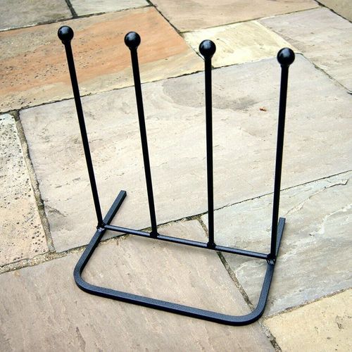 Neo Two Pair Metal Boot Rack For Wellies and Boots