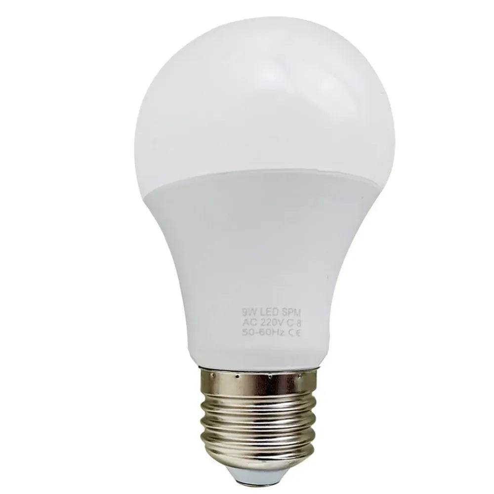 9W E27 Screw LED Light GLS bulbs, Energy Saving Edison Cool White 6000K non dimmable lights