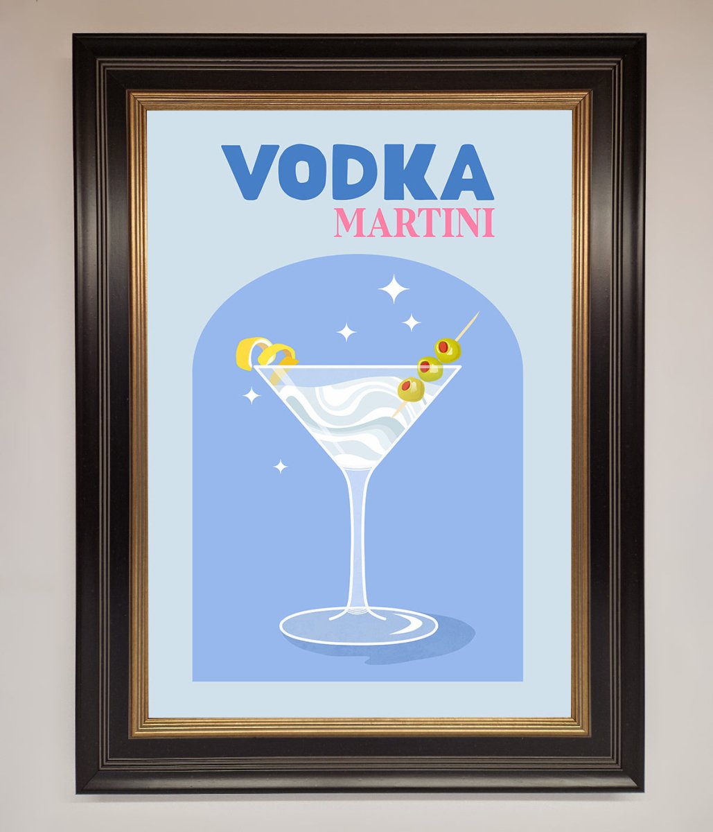 Vodka Martini Framed Wall Art - Zestio