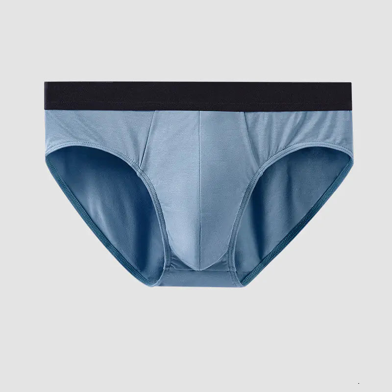 Men's Antibacterial Breathable Mid-Waist Briefs