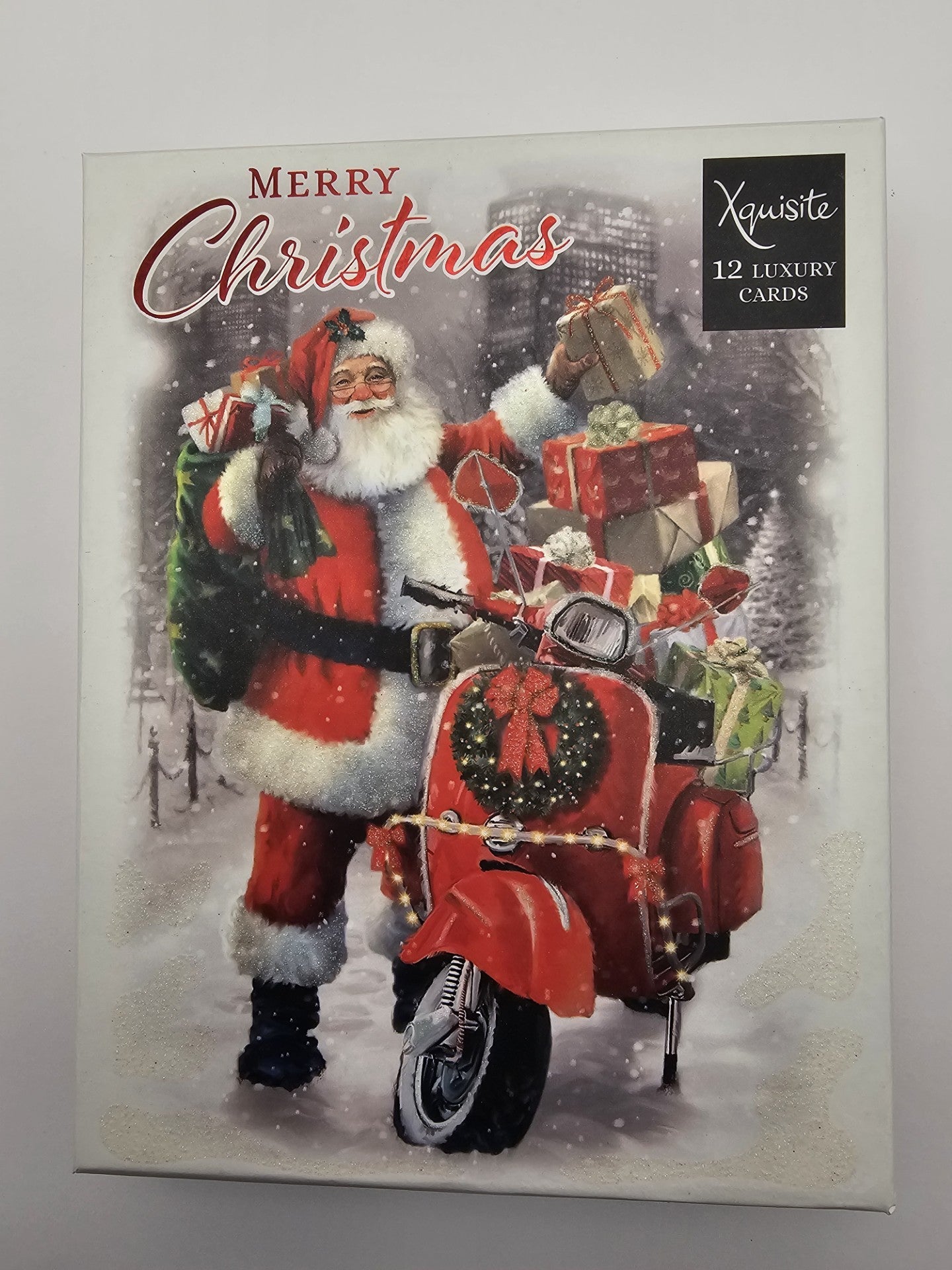 merry christmass 12 luxury cards xquisite