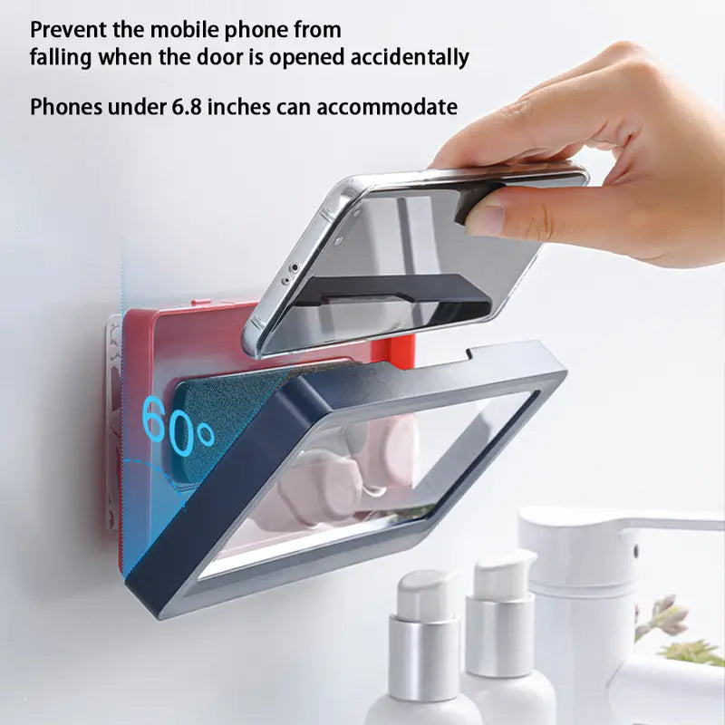 Waterproof Wall-Mounted Phone Holder – Hands-Free