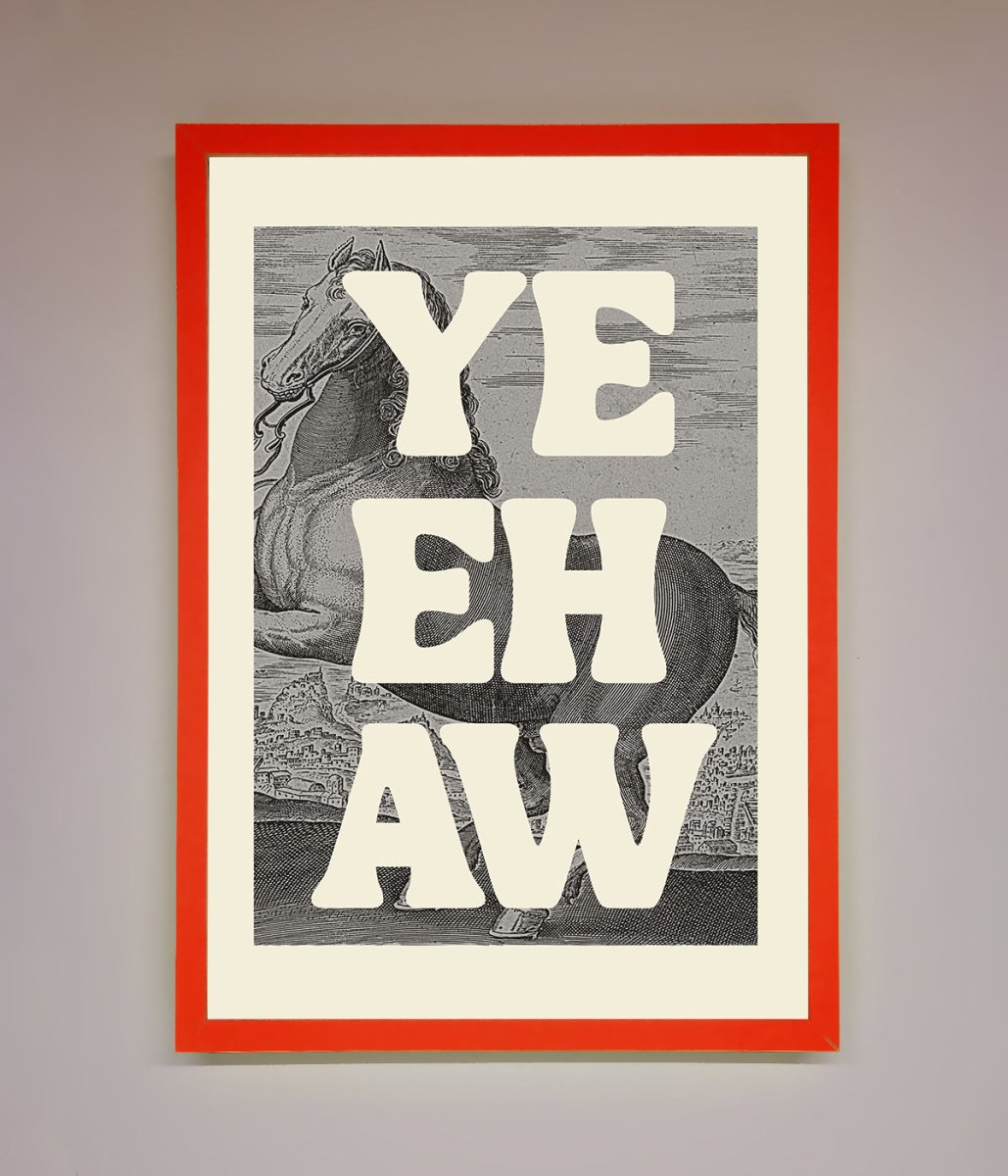 Yehaw Framed Poster - Zestio