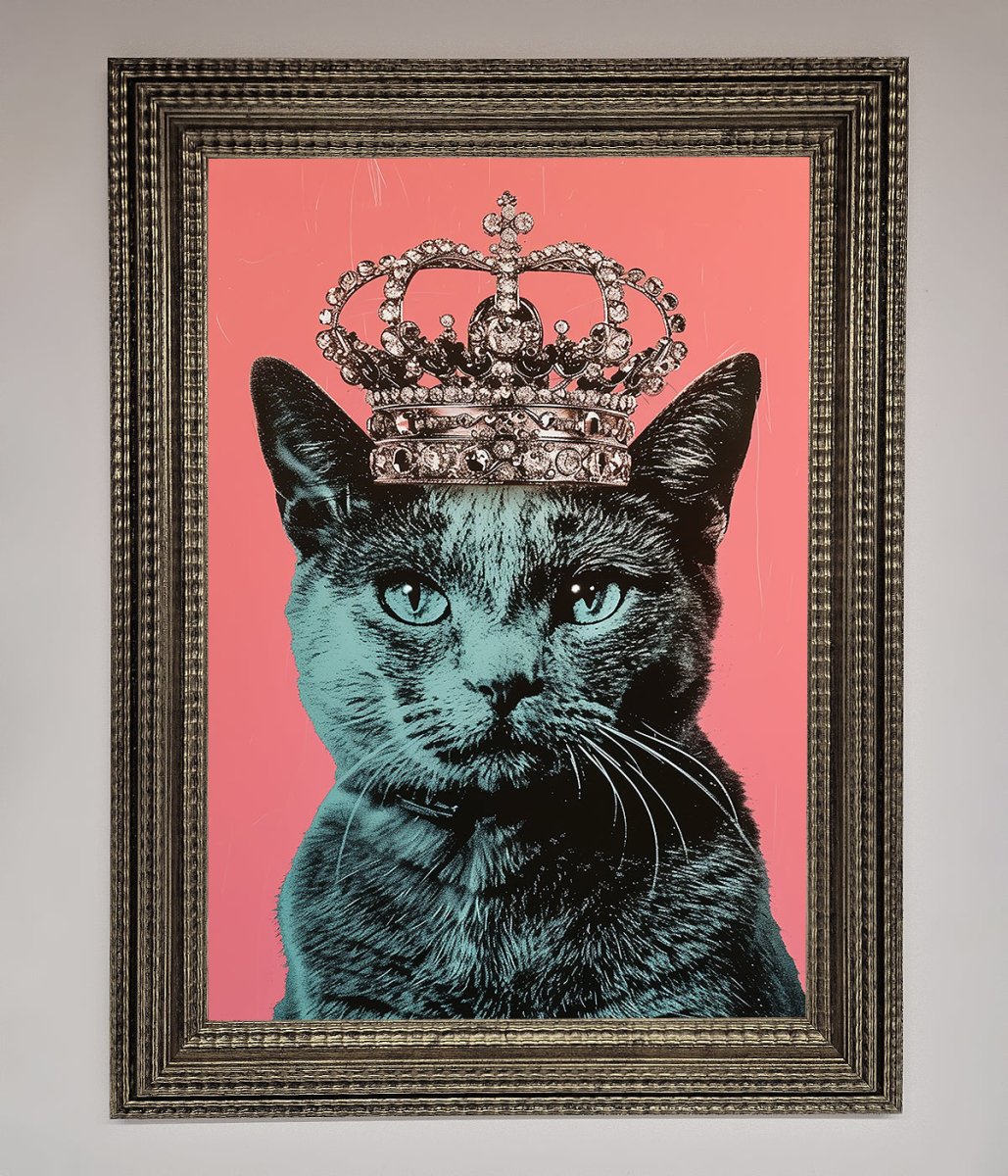 Your Majesty Cat Framed Print - Zestio