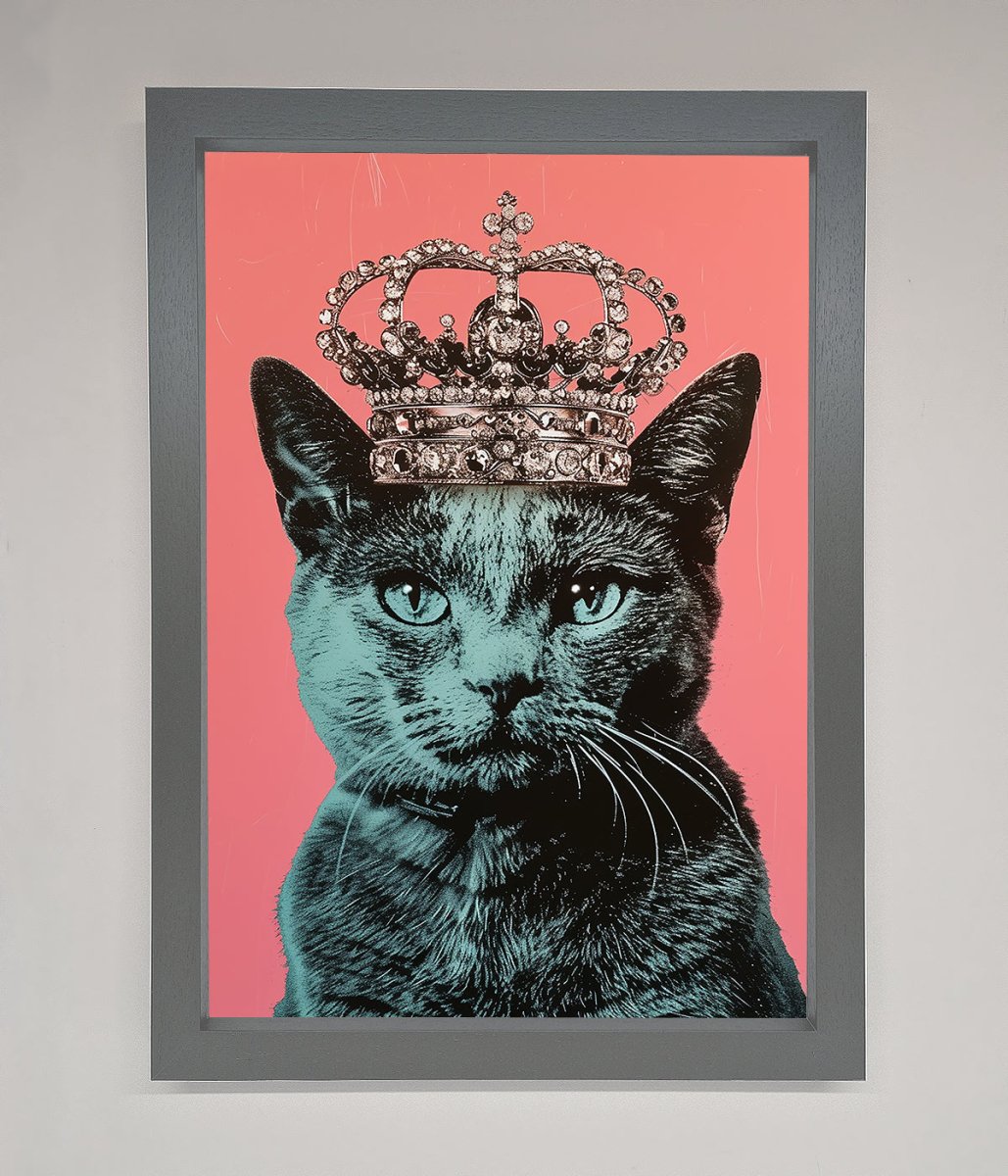 Your Majesty Cat Framed Print - Zestio
