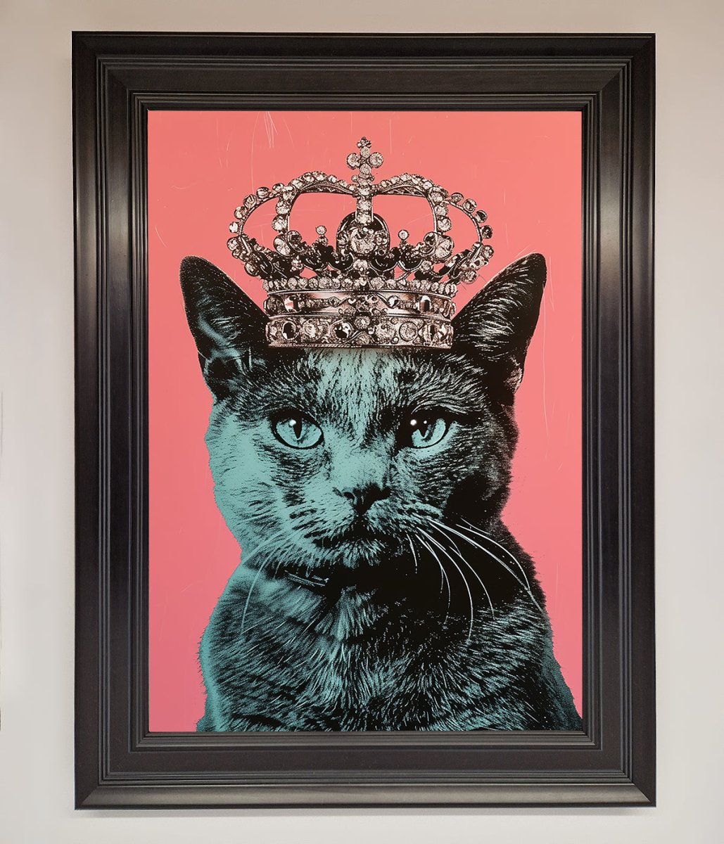 Your Majesty Cat Framed Print - Zestio