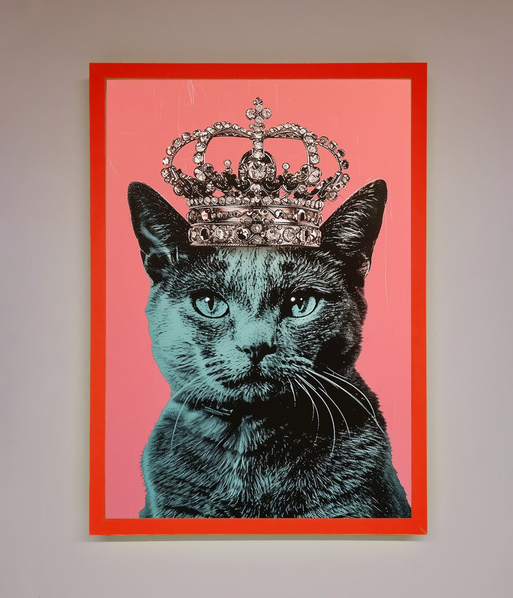 Your Majesty Cat Framed Print - Zestio