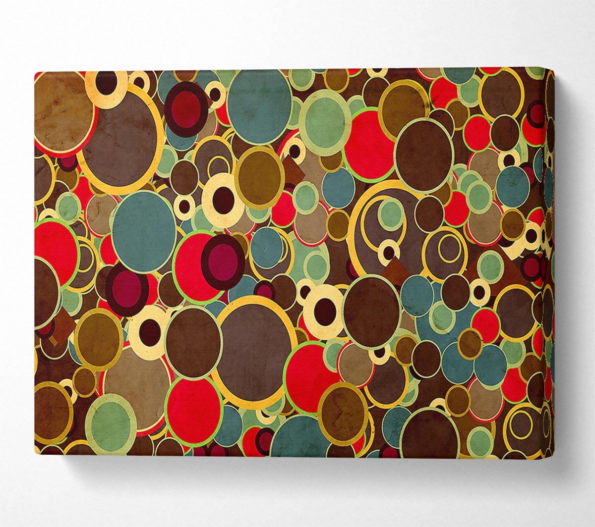 70S Design Canvas Wall Art