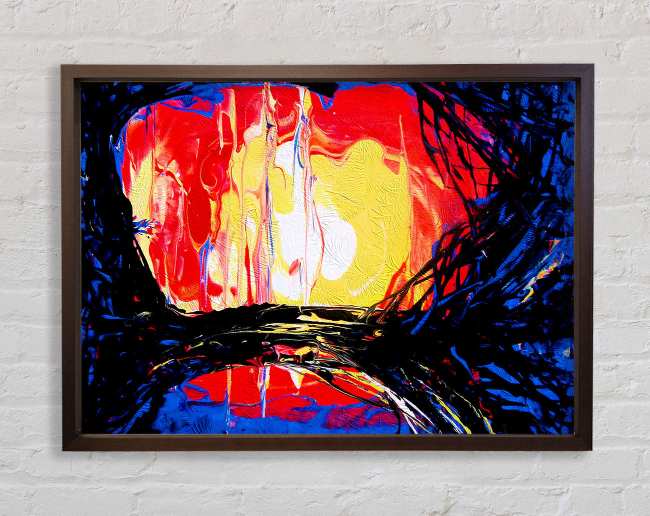 Abstract Earth Framed Wall Art