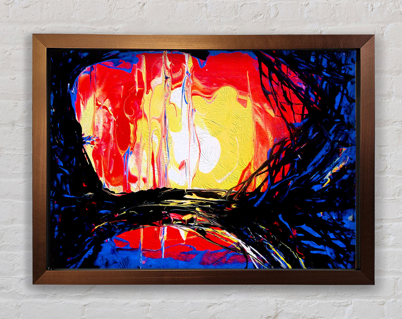 Abstract Earth Framed Wall Art
