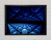 Alien Life Pods Blue Framed Wall Art