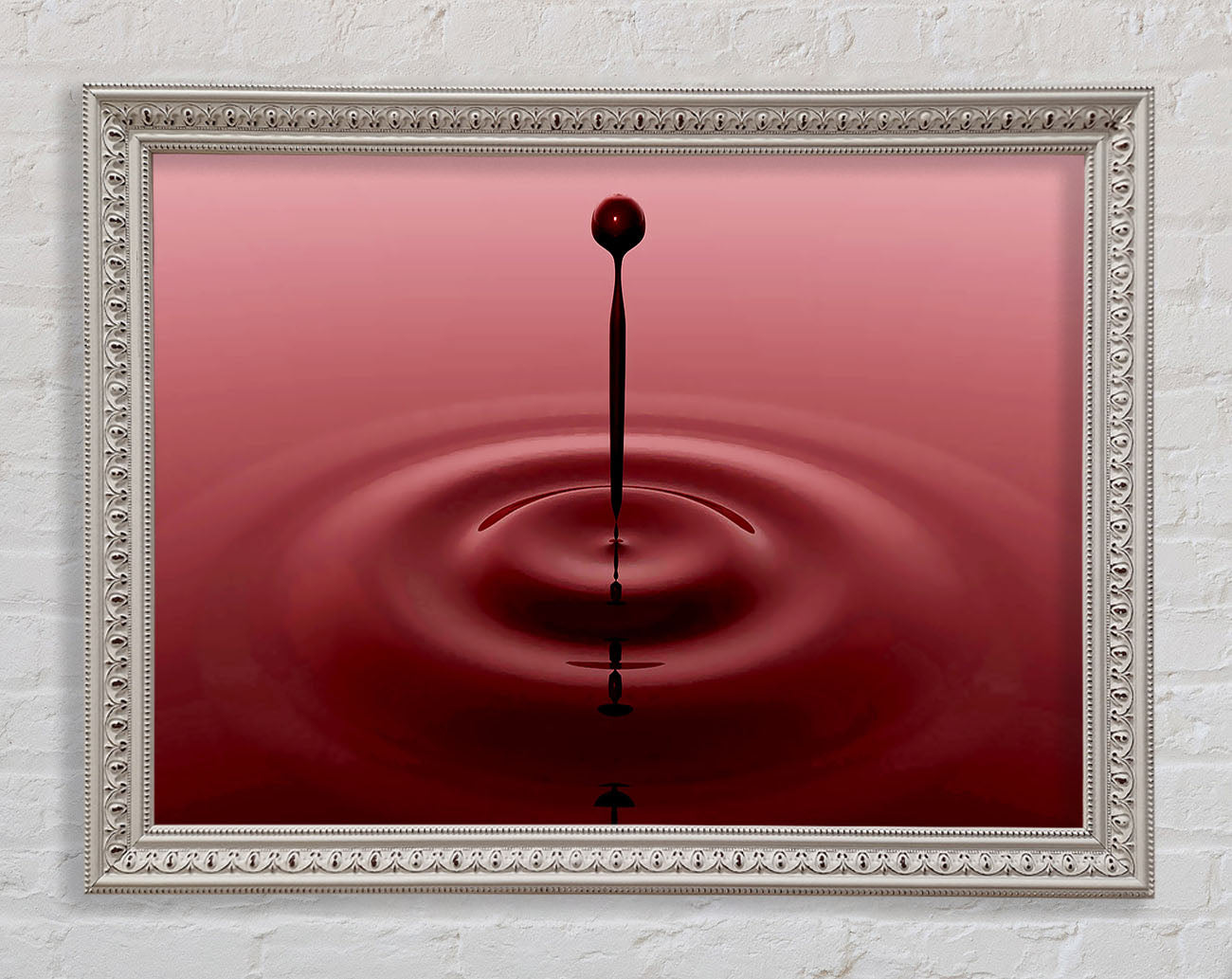 Attention Droplet Framed Wall Art