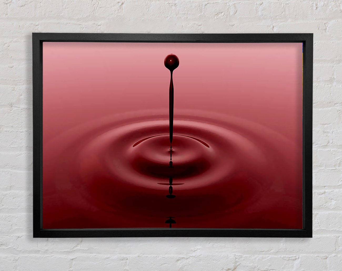 Attention Droplet Framed Wall Art