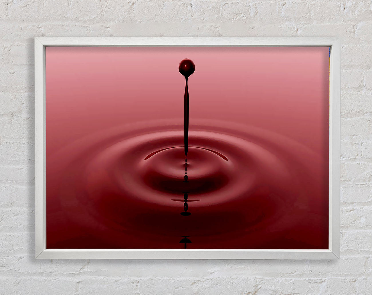 Attention Droplet Framed Wall Art