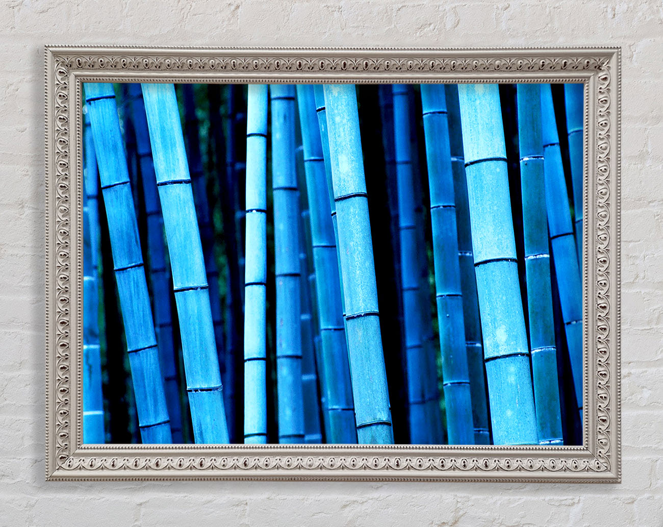 Bamboo Blues Framed Wall Art