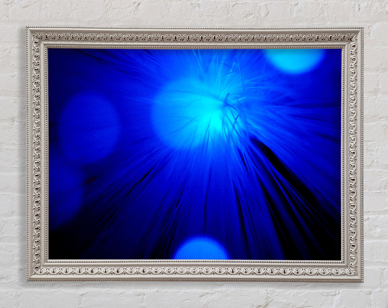 Blue Spot Lights Framed Wall Art