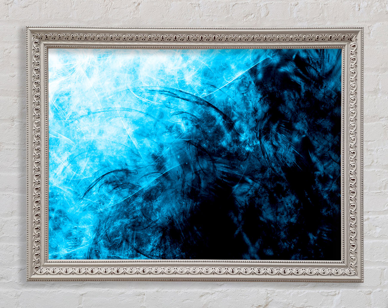 Blue Storm Framed Wall Art