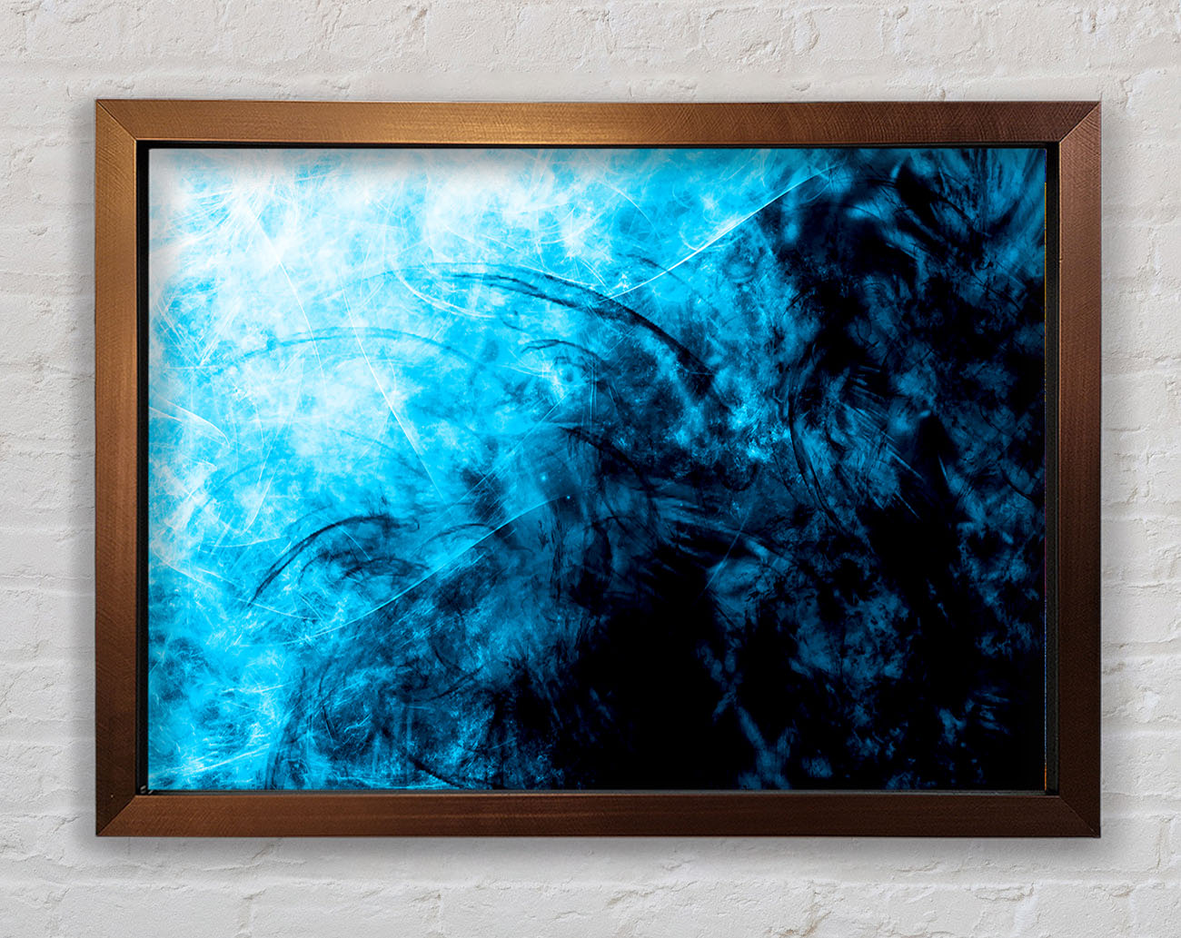 Blue Storm Framed Wall Art