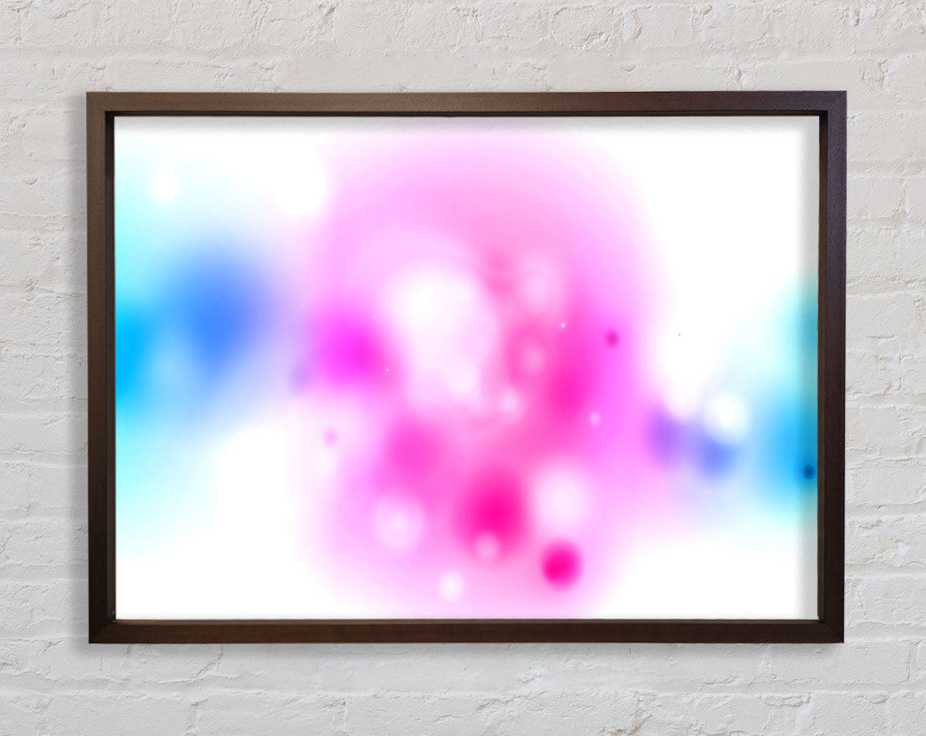 Blurred Colours Framed Wall Art
