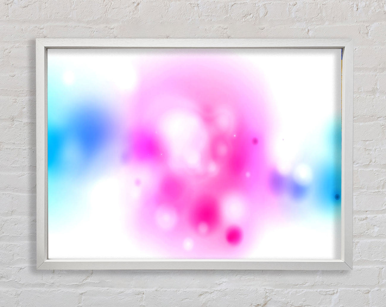 Blurred Colours Framed Wall Art