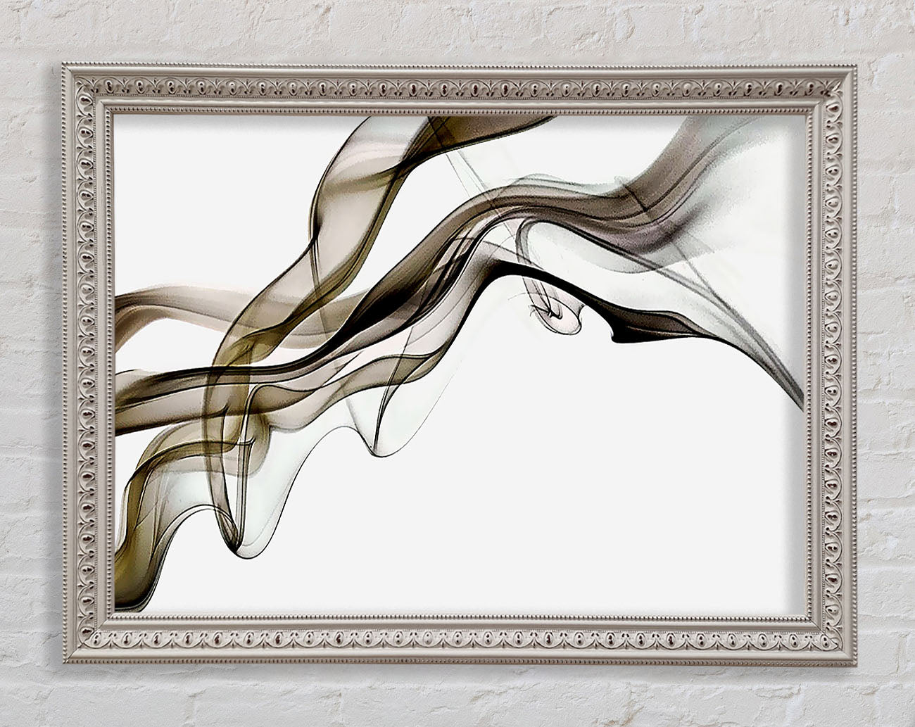 Brown Smoked Trail Framed Wall Art
