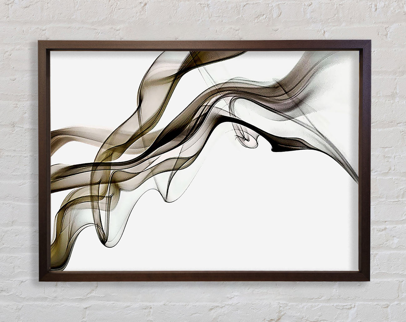 Brown Smoked Trail Framed Wall Art