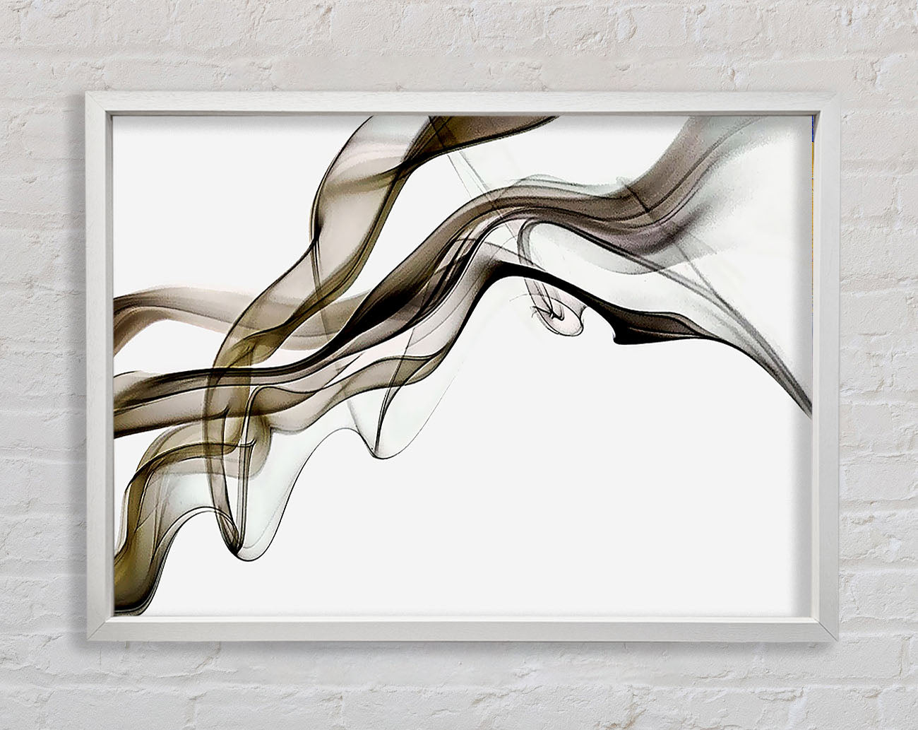 Brown Smoked Trail Framed Wall Art