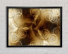 Caramel Swirls Framed Wall Art