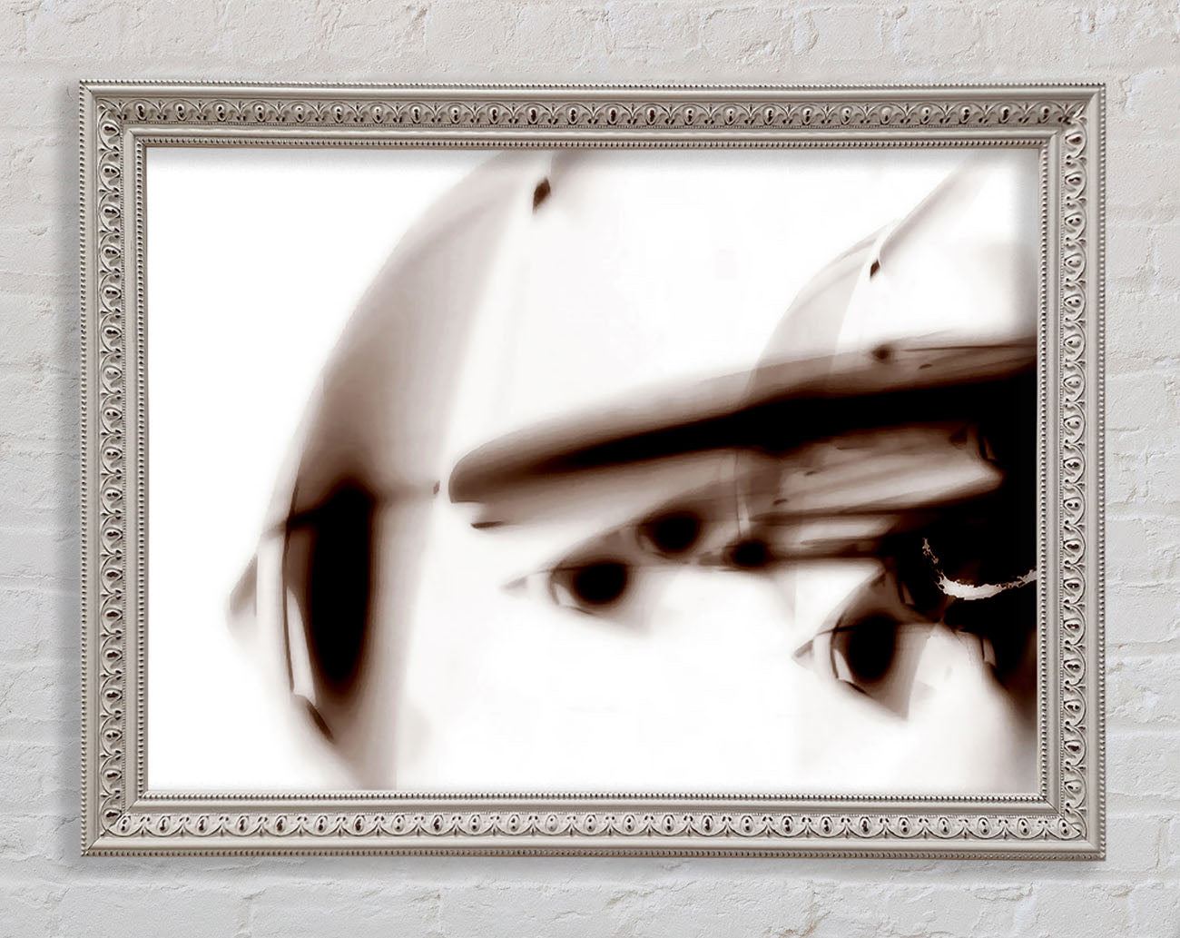 Chocolate Alien Planet Framed Wall Art