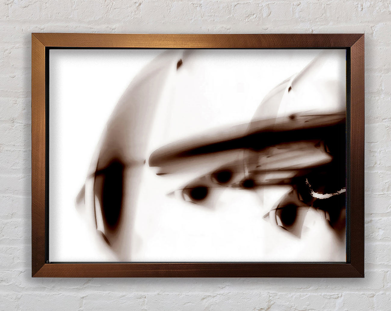 Chocolate Alien Planet Framed Wall Art
