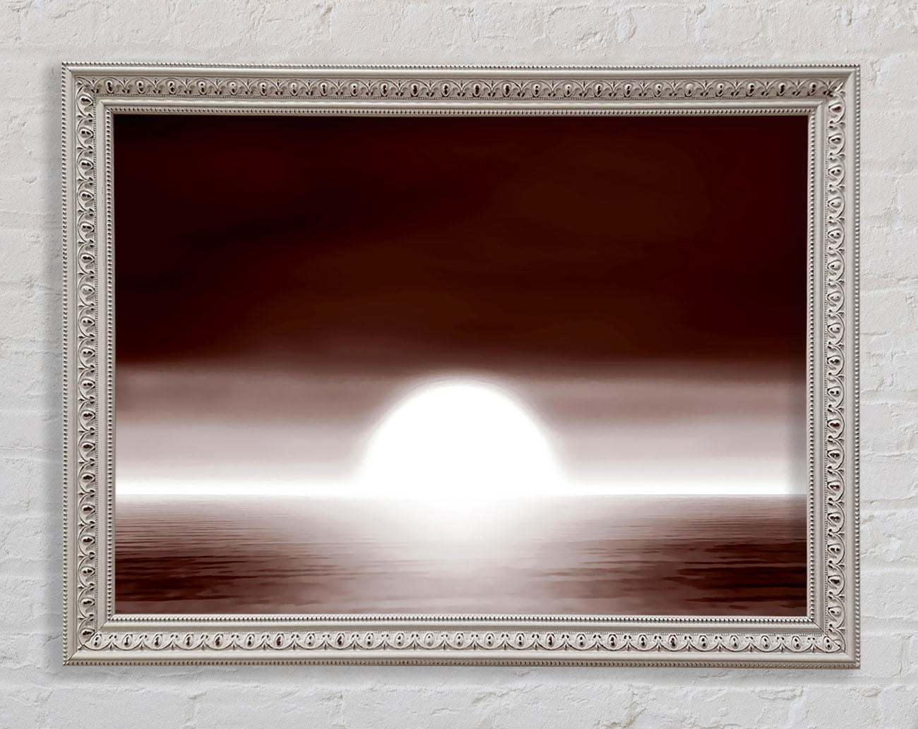 Chocolate Horizon Framed Wall Art