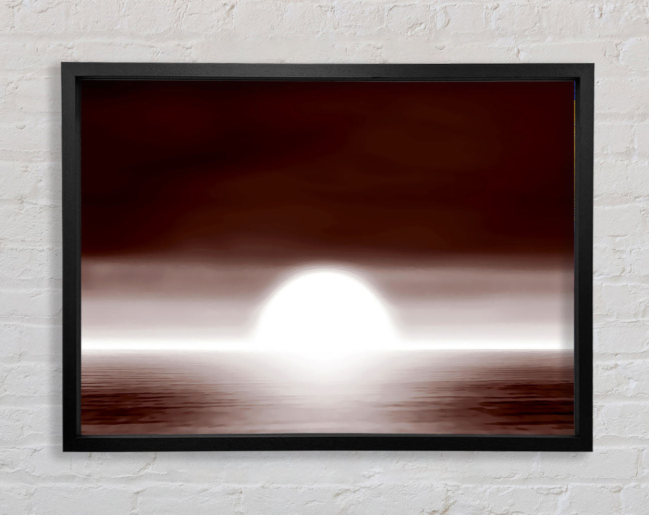 Chocolate Horizon Framed Wall Art