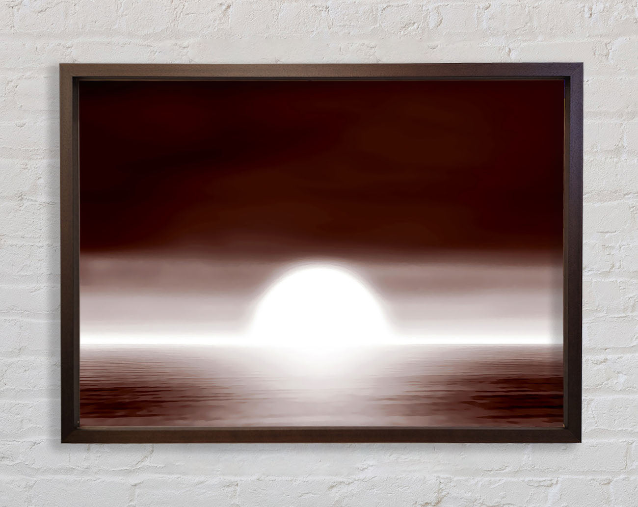 Chocolate Horizon Framed Wall Art