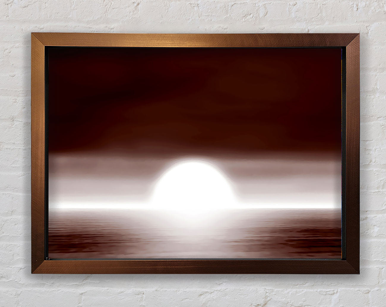 Chocolate Horizon Framed Wall Art