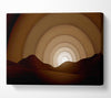 Chocolate Rainbow Horizon Canvas Wall Art