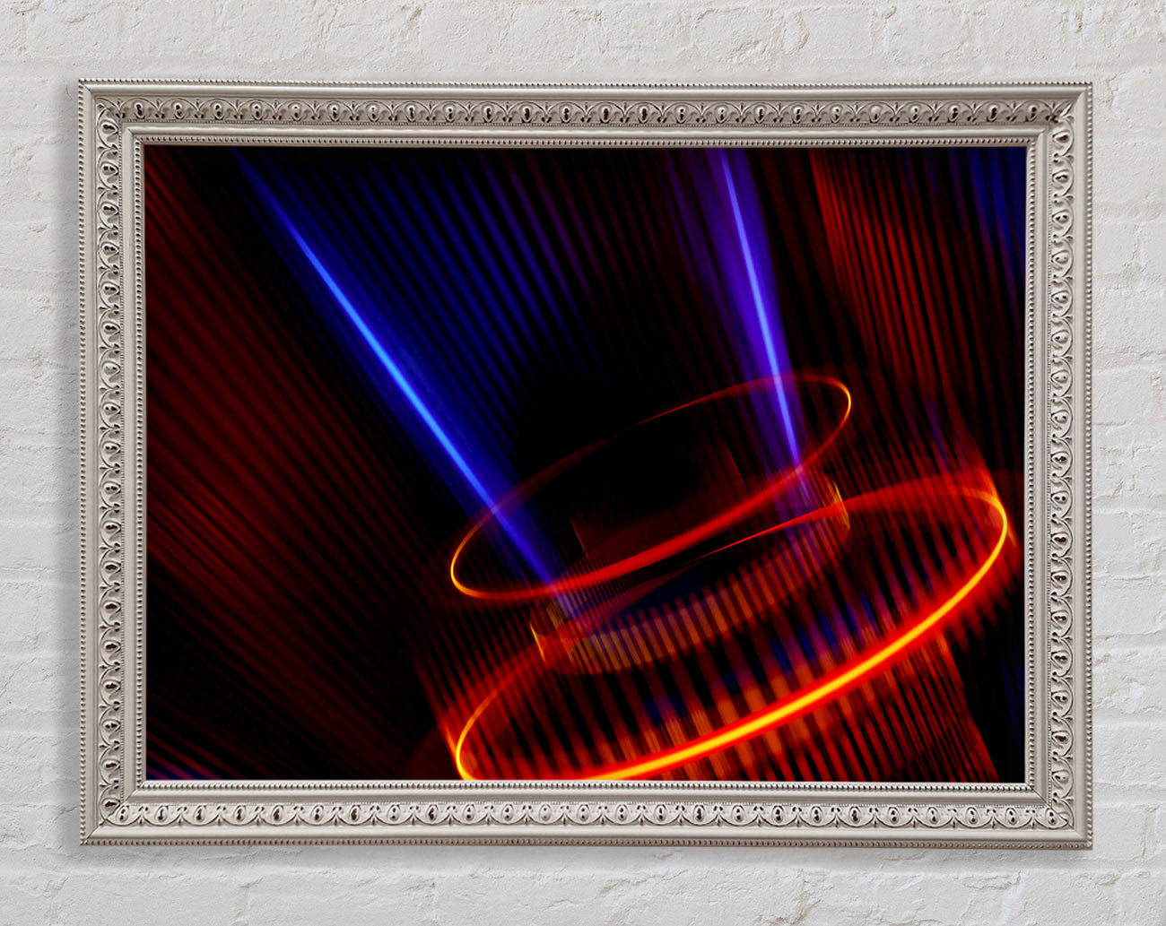 Cogs Of Light Framed Wall Art