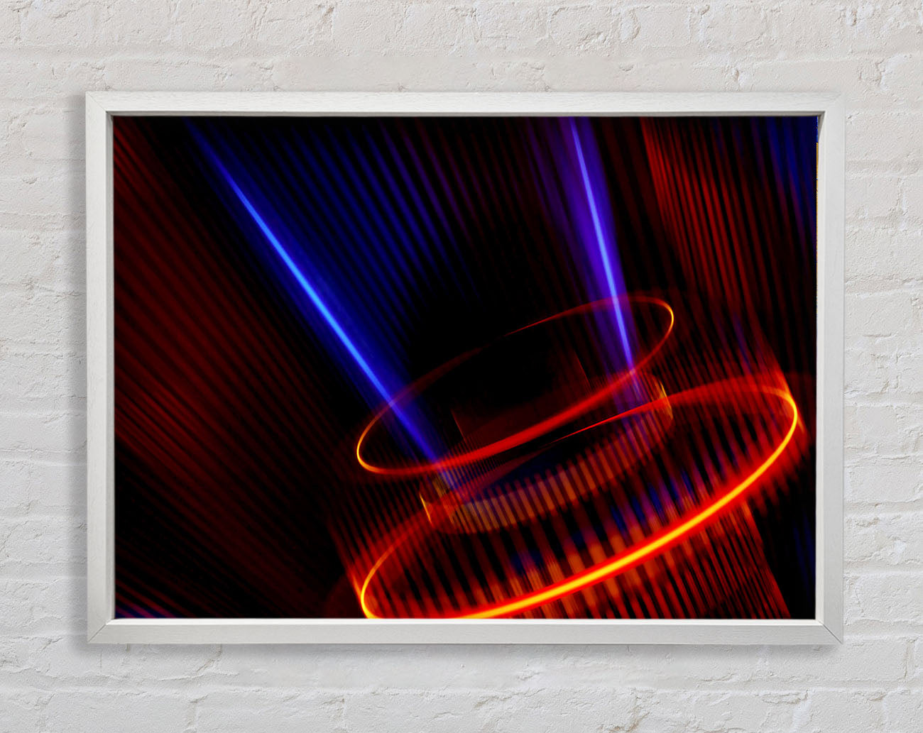 Cogs Of Light Framed Wall Art