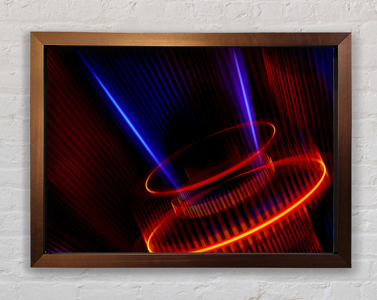 Cogs Of Light Framed Wall Art