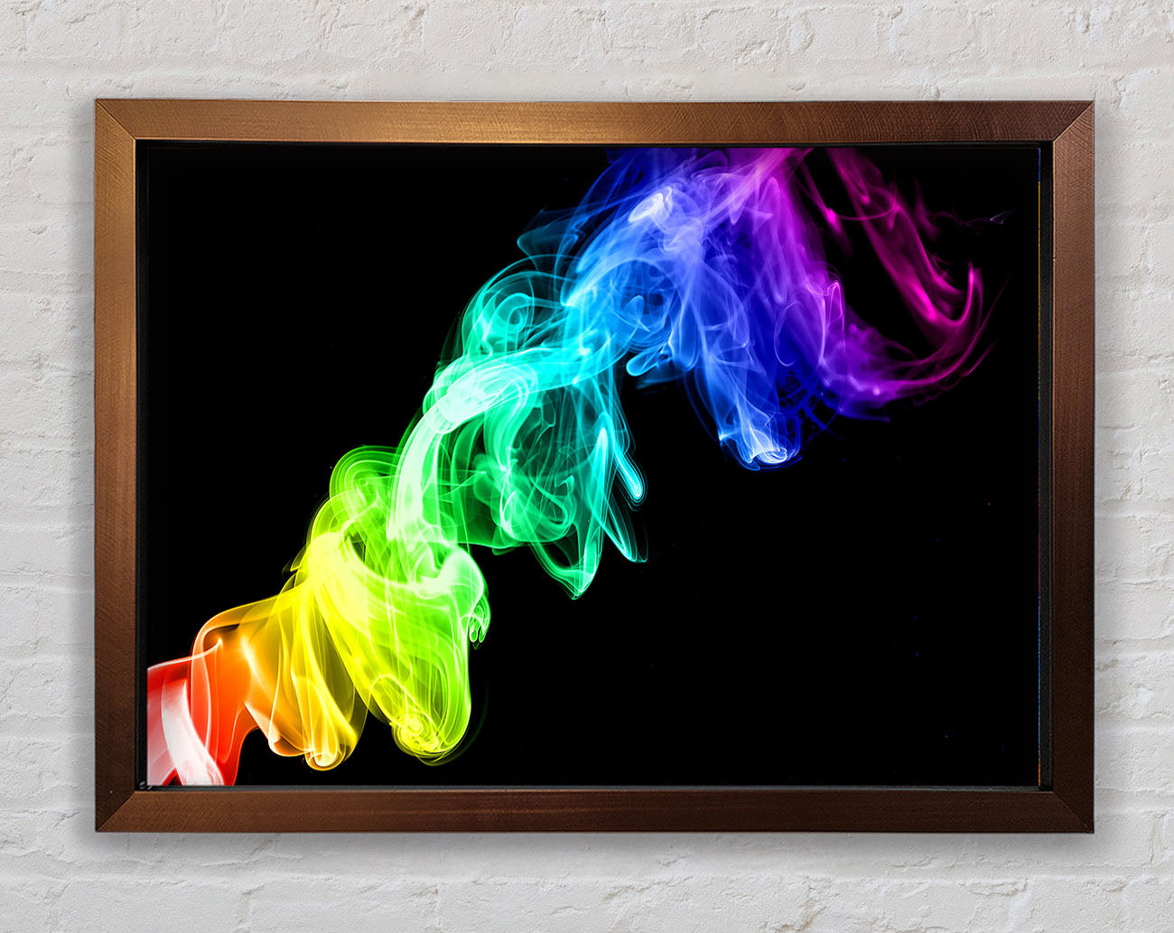 Colorful Smoke 2 Framed Wall Art