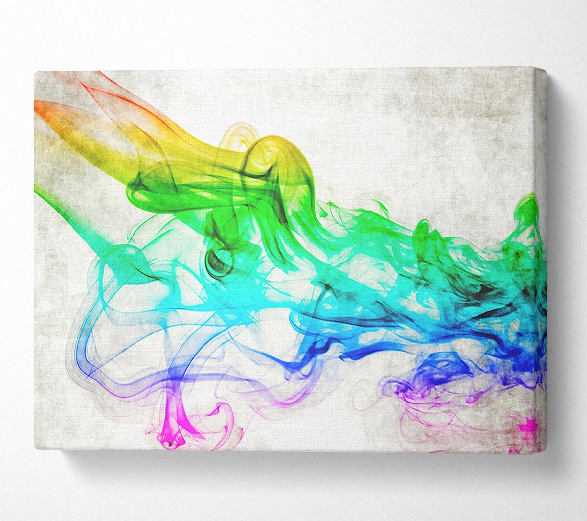 Colorful Smoke 3 Canvas Wall Art