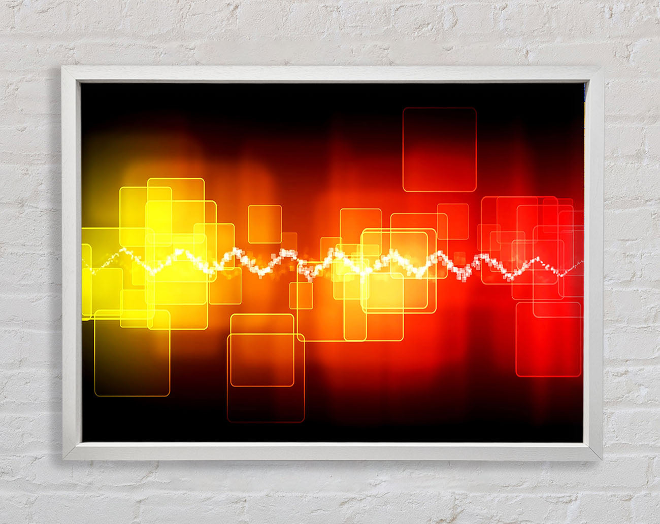 Colorful Squares 4 Framed Wall Art